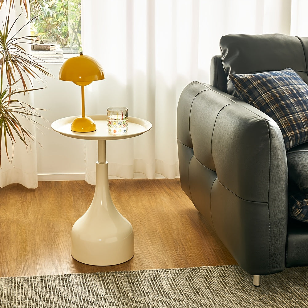 European And American-style High-end Side Tables, Glass-top Side Tables for Sofas, Simple Bedside Tables, Lightweight And Mobile Circular Coffee Tables for Balconies, And Durable Wrought Iron Corner Tables with Creative Designs.