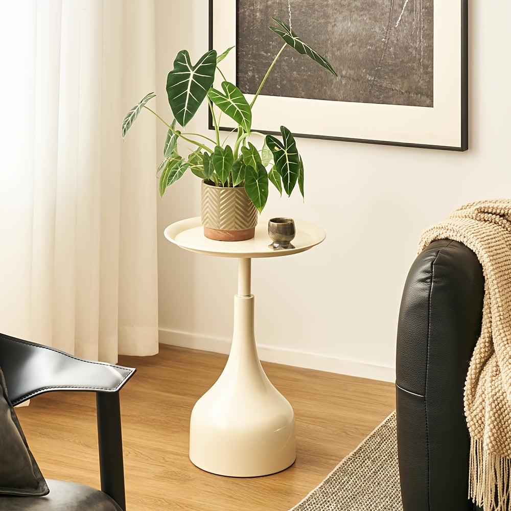 European And American-style High-end Side Tables, Glass-top Side Tables for Sofas, Simple Bedside Tables, Lightweight And Mobile Circular Coffee Tables for Balconies, And Durable Wrought Iron Corner Tables with Creative Designs.