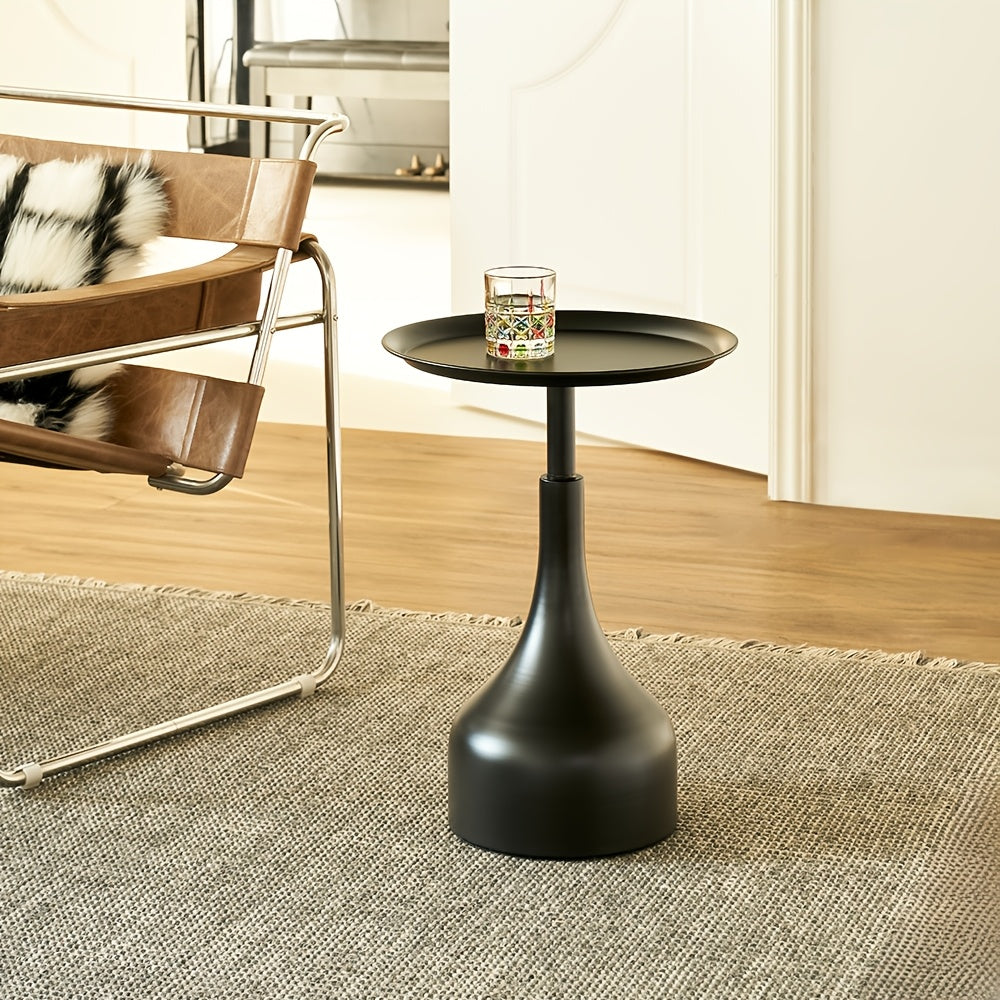 European And American-style High-end Side Tables, Glass-top Side Tables for Sofas, Simple Bedside Tables, Lightweight And Mobile Circular Coffee Tables for Balconies, And Durable Wrought Iron Corner Tables with Creative Designs.