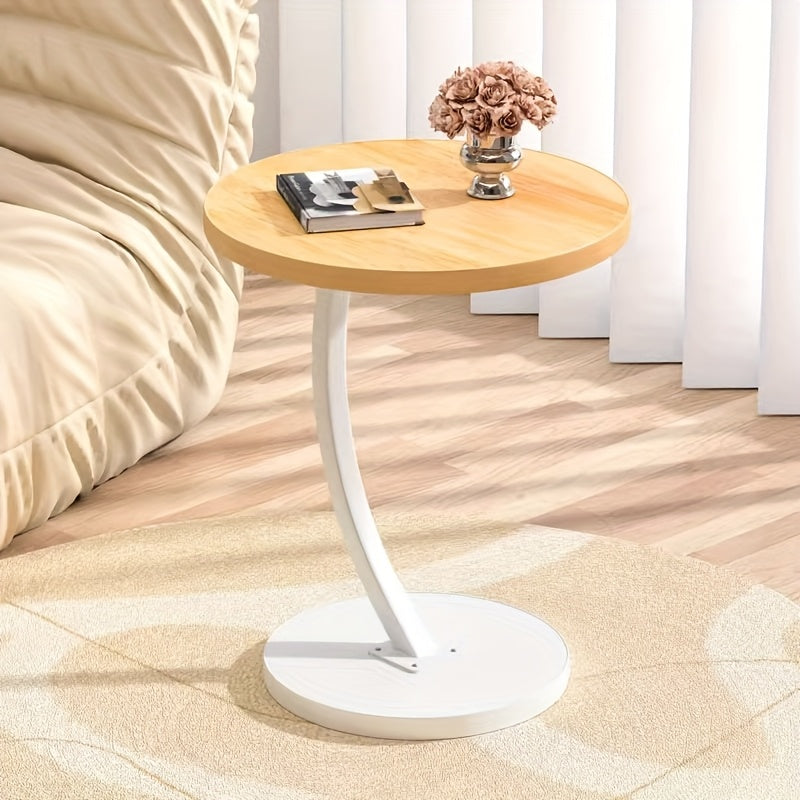 C-Shaped Computer Desk, Corner Office Desk, Laptop Workstation, Can Be Used Beside The Sofa Or Bed for Work.